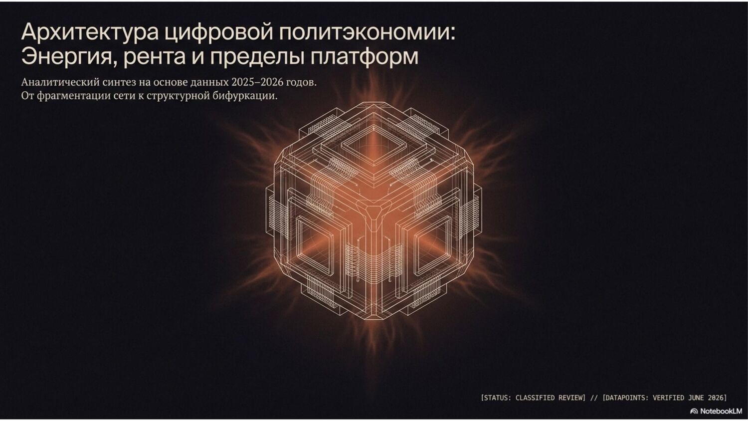 Слайд 1 — Архитектура цифровой политэкономии